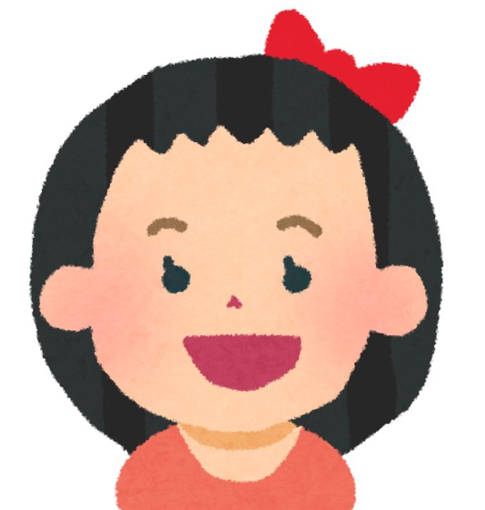 生徒さんの顔イラスト